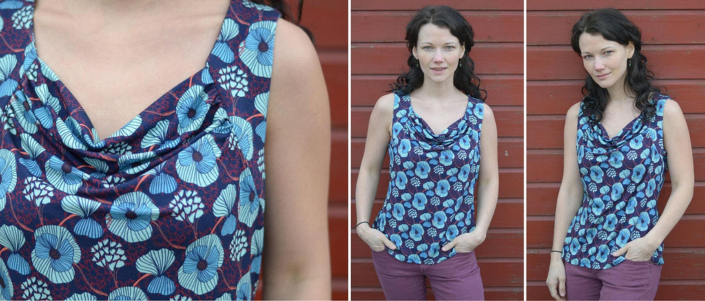 Schnittmuster Wasserfall-Shirt Rosa 13 Wasserfall-Shirt Rosa