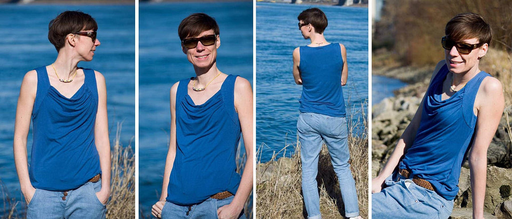Schnittmuster Wasserfall-Shirt Rosa 10 Wasserfall-Shirt Rosa